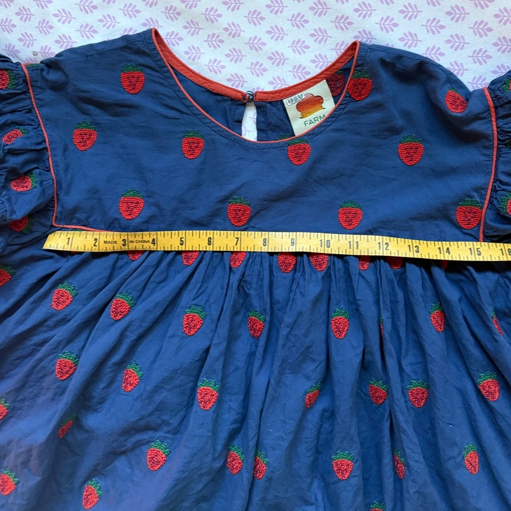 Farm Rio Strawberry Ruffle Blouse - Picture 10 of 11